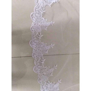 Planet Gates Wedding Veil Lace Cathedral wedding accessories White Ivory 3 M Cheap Long Voile Marriage Bridal Veil Without Comb