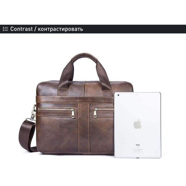 Planet Gates WESTAL Messenger Bag Men Shoulder Bag Genuine Leather Casual Male man briefcases laptop Men's Crossbody bags for Men 2019