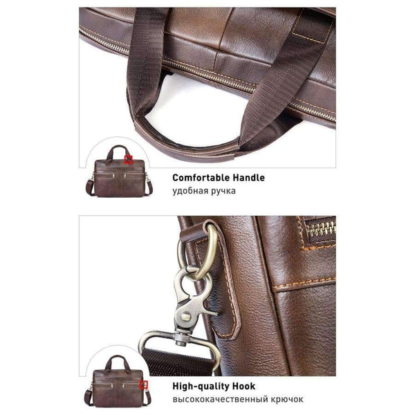 Planet Gates WESTAL Messenger Bag Men Shoulder Bag Genuine Leather Casual Male man briefcases laptop Men's Crossbody bags for Men 2019