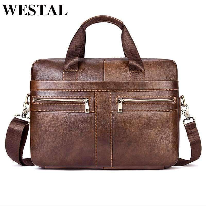 Planet Gates WESTAL Messenger Bag Men Shoulder Bag Genuine Leather Casual Male man briefcases laptop Men's Crossbody bags for Men 2019