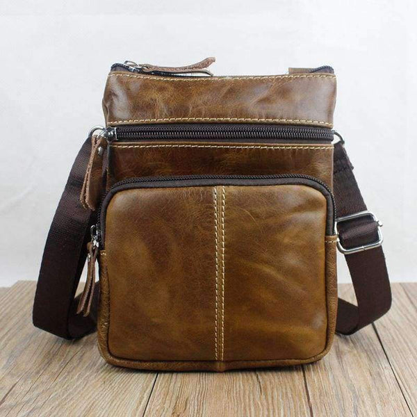 Planet Gates WESTAL Messenger Bag Men Shoulder bag Genuine Leather Small male man Crossbody bags for Messenger men Leather bags Handbags M701