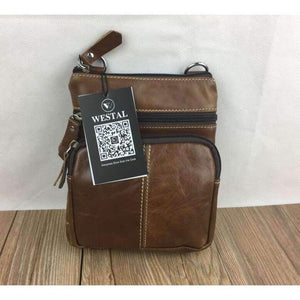 Planet Gates WESTAL Messenger Bag Men Shoulder bag Genuine Leather Small male man Crossbody bags for Messenger men Leather bags Handbags M701