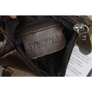 Planet Gates WESTAL Messenger Bag Men Shoulder bag Genuine Leather Small male man Crossbody bags for Messenger men Leather bags Handbags M701