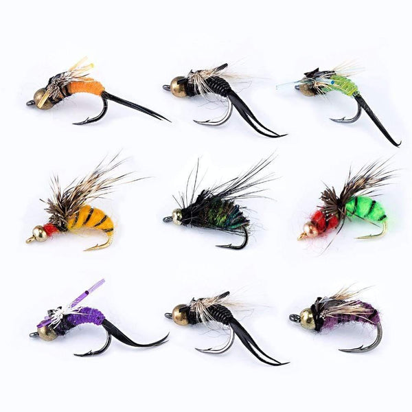 Planet Gates Wet Flies B 40PCS Fly Fishing Lure Wet Fly Fishing Flies Fishing Baits Fly Fishing Lure Box