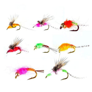 Planet Gates Wet Flies B 40PCS Fly Fishing Lure Wet Fly Fishing Flies Fishing Baits Fly Fishing Lure Box