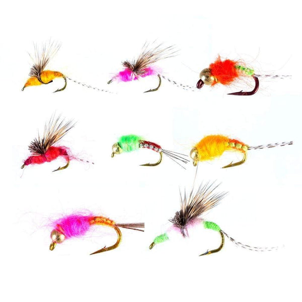 Planet Gates Wet Flies B 40PCS Fly Fishing Lure Wet Fly Fishing Flies Fishing Baits Fly Fishing Lure Box