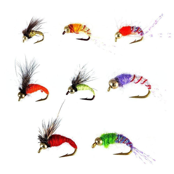 Planet Gates Wet Flies B 40PCS Fly Fishing Lure Wet Fly Fishing Flies Fishing Baits Fly Fishing Lure Box