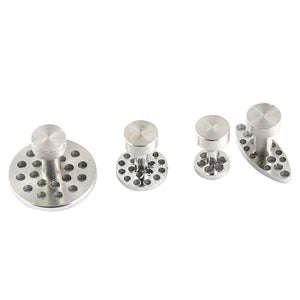 Planet Gates WHDZ PDR Tools 4 Size 8pcs Auto PDR Tool kit Aluminum Glue Puller Tabs For Car Dent Paintless Repair  Dent Removal Hand Tools