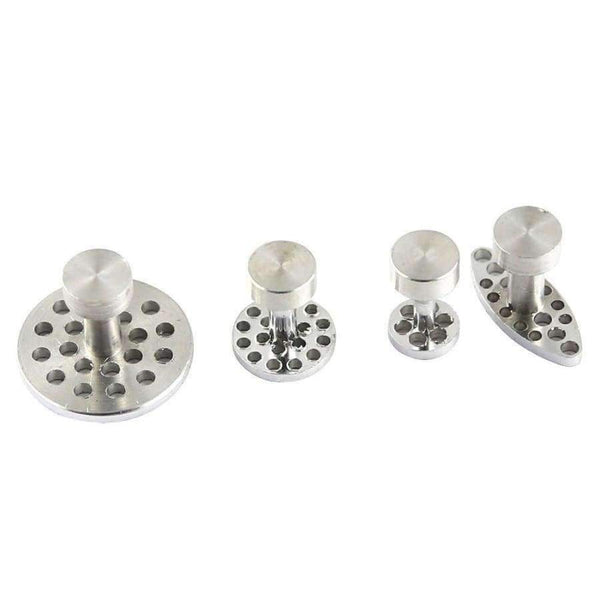 Planet Gates WHDZ PDR Tools 4 Size 8pcs Auto PDR Tool kit Aluminum Glue Puller Tabs For Car Dent Paintless Repair  Dent Removal Hand Tools