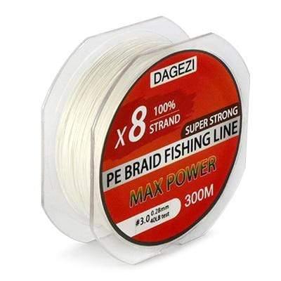 Planet Gates White / 0.6 8 strand 300m/330YDS With Gift  Super Strong  10-80LB brand fishing lines 100% PE Braided Fishing Line smooth line