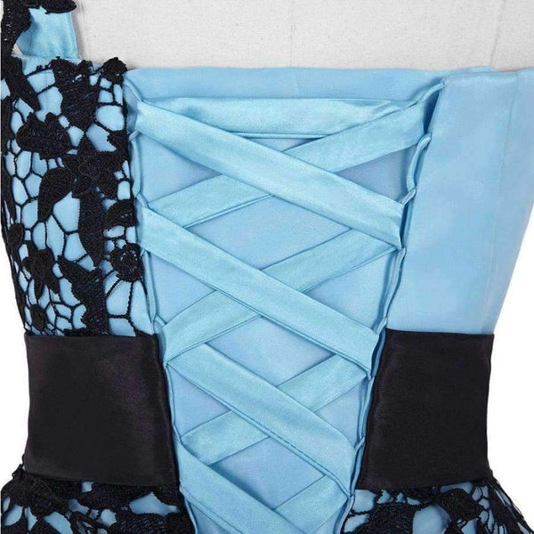 Planet Gates white 1 / 2 Bridesmaid Dresses  Grace Karin royal blue Lace One shoulder Wedding Party Gowns Cheap Short Bridesmaid Dresses under 50