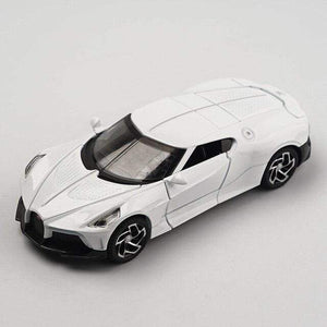 Planet Gates White 1:32 Bugatti Lavoiturenoire Alloy Sports Car Model Diecasts & Toy Vehicles Metal Car Model Simulation Sound Light Childrens Gift