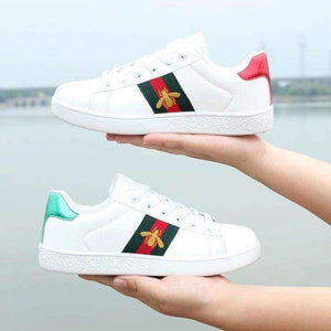 Planet Gates White 1 / 35 US4-11 Women Flats Embroidery Lace up Round Toe Casual Shoes Sneakers Fashion White Plus Size Oxfords