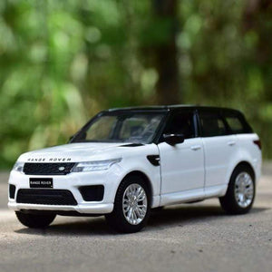 Planet Gates White 1:36 Land-Rover Range Rover SUV Diecast Alloy Metal Luxury Car Model Pull Back Car For Children Toys With Collection Gift
