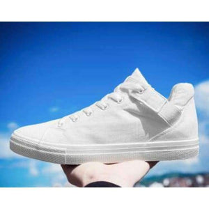 Planet Gates white 1 / 7 Hot Sale Men Canvas Shoes Spring Autumn 2018 Lace-up High Style Men Vulcanize Shoes Fashion Flats Youth Men Shoes