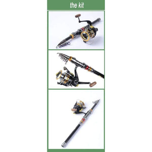 Planet Gates White / 1.8 m Carbon Fiber Telescopic Fishing Rod Portable Spinning Fishing Rod Pole Travel Sea Boat Rock Fishing Rod