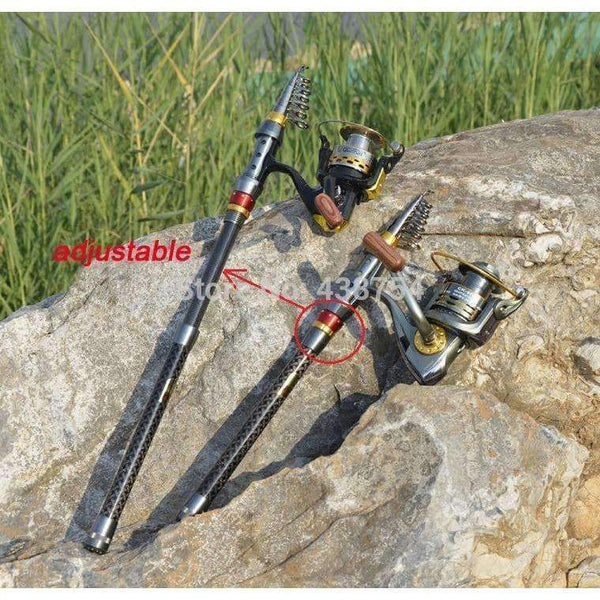 Planet Gates White / 1.8 m Carbon Fiber Telescopic Fishing Rod Portable Spinning Fishing Rod Pole Travel Sea Boat Rock Fishing Rod