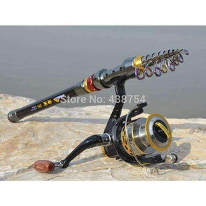 Planet Gates White / 1.8 m Carbon Fiber Telescopic Fishing Rod Portable Spinning Fishing Rod Pole Travel Sea Boat Rock Fishing Rod