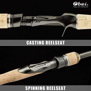 Planet Gates White / 1.80m 5-20g Carbon portable travel spin cast lure 3 section ultra light fishing rod obei fishing tackle