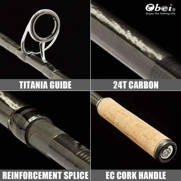 Planet Gates White / 1.80m 5-20g Carbon portable travel spin cast lure 3 section ultra light fishing rod obei fishing tackle