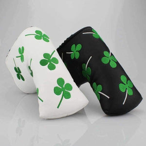 Planet Gates White 1 Golf club putter headcover head cover  lucky grass embroidery PU handsomeness cap set rod wigs club