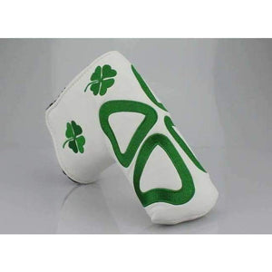 Planet Gates White 1 Golf club putter headcover head cover  lucky grass embroidery PU handsomeness cap set rod wigs club