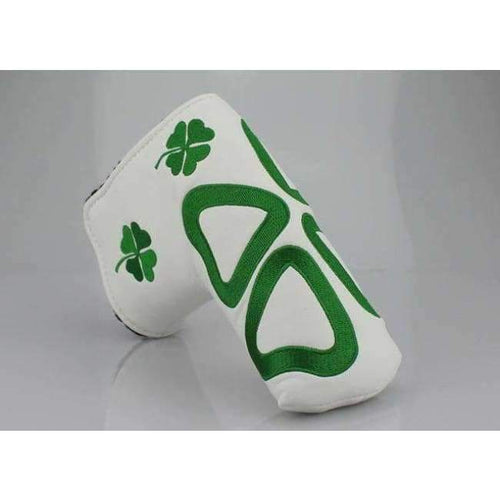 Planet Gates White 1 Golf club putter headcover head cover  lucky grass embroidery PU handsomeness cap set rod wigs club