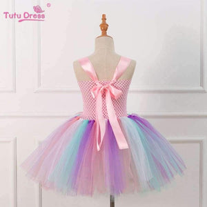 Planet Gates White / 10 Colorful Flowers Baby Girls Clothes Birthday Party Dresses Children  Birthday Gift  Tutu Costume Summer Girl Tutu Dress