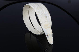 Planet Gates White / 105cm Mens Belts Luxury cow Leather Designer Belt Men High Quality Luxury Crocodile Cinturones Hombre