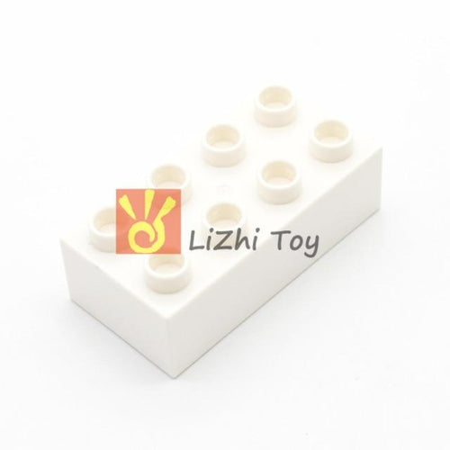 Planet Gates white 10pcs MOC DIY Large Building Block  3011 Brick 2X4 Big Size Baby Assembled Enlighten Accessories Block Part DIY Children Toys