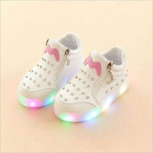 Planet Gates white / 11 Fashion lighted colorful kids sneakers Cool high quality baby toddler first walkers casual hot sales baby boys girls shoes