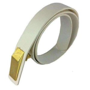 Planet Gates white / 110cm 2017 new Korean version of the simple simple rectangular metal PU leather women's thin belt leisure needle buckle belt female