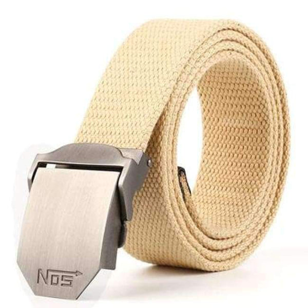 Planet Gates white / 110cm Hot male tactical belt Top quality Elastic Canvas belts for men NO5 Automatic buckle Outdoor Sport Long 160cm White Weave straps