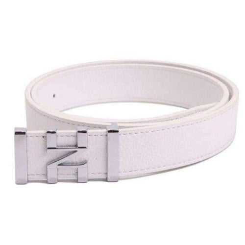 Planet Gates White / 110cm LannyQveen fashion model unisex belt men's smooth plate buckle belts for women leather belt free shipping 5 colors