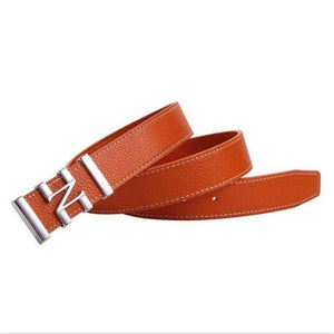 Planet Gates White / 110cm LannyQveen fashion model unisex belt men's smooth plate buckle belts for women leather belt free shipping 5 colors