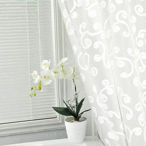 Planet Gates White / 120x180cm Bath Curtain White Geometric Printed Protection PEVA Shower Curtains Plastic Waterproof Mold Proof Bathroom Products