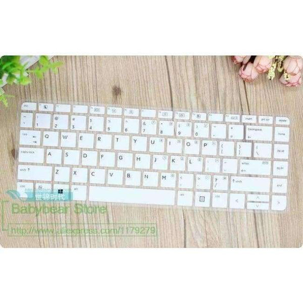 Planet Gates white 14 inch Silicone Laptop Keyboard Protective film Cover skin Protector for HP ProBook 440 G4 / 440 G3 446 1040 Notebook Accessory