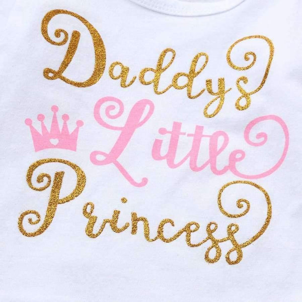 Planet Gates White / 18M / China Newborn Infant Baby Girl Letter Long Sleeve Casual Romper Tops+Floral Pants Hat 4Pcs Girls Clothes