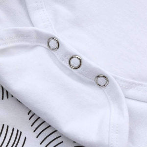 Planet Gates White / 18M / China Newborn Infant Baby Girl Letter Long Sleeve Casual Romper Tops+Floral Pants Hat 4Pcs Girls Clothes