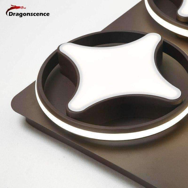 Planet Gates White / 1L 30X30CM 38W / warm light Dragonscence Modern Led Ceiling light lustre For Living Room Commercial occasions Large Ceiling lamp High power High brightness