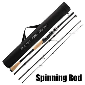 Planet Gates White / 2.1 m / Russian Federation Lure Fishing Rod 2.1M 2.4M 2.7M 4 Section M Power Carbon Fiber Spinning/Casting Travel Rod 10-30g Fishing Tackle