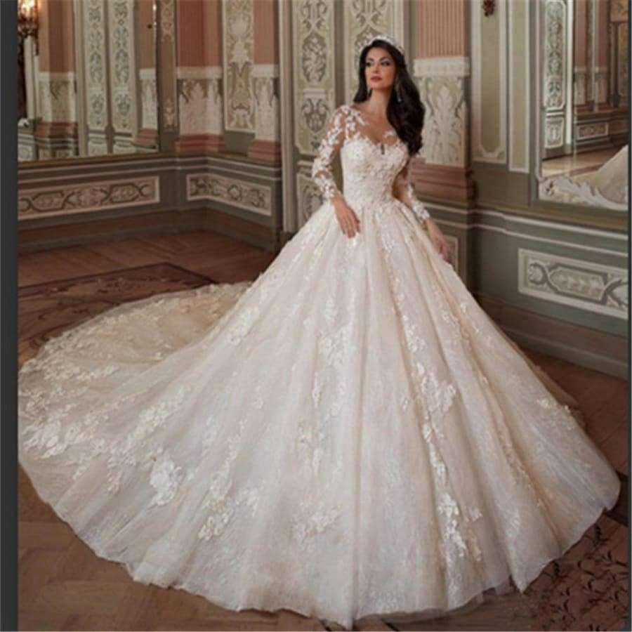 Planet Gates White / 2 / 100cm Wedding Dress  Mermaid Wedding Dresses Romantic Bride Dress Custom Made Fashionable Vestidos De Noiva Em Renda