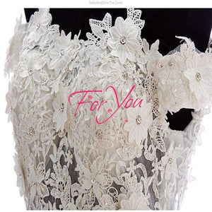 Planet Gates White / 2 New White Short Wedding Dresses The Brides Lace Wedding Dress Off The Shoulder Zipper Organza Wedding Dress