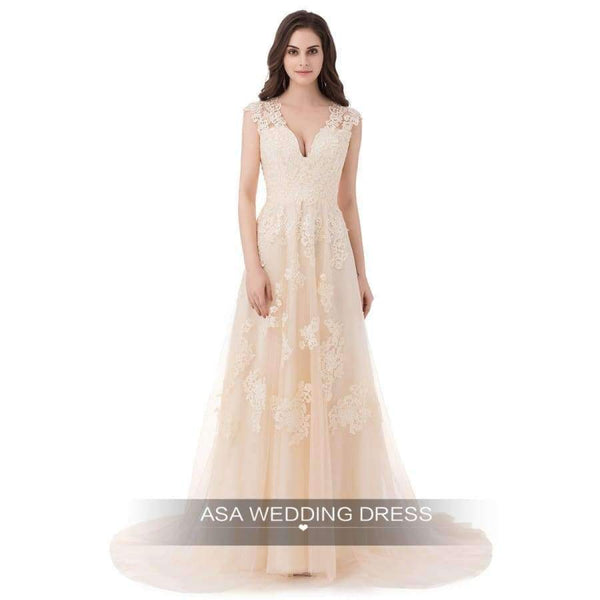 Planet Gates White / 2 Wedding Dress robe de mariage gelinlik Beach Lace Wedding Dresses 2018 Plus Size vestido de noiva de renda