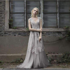 Planet Gates White / 2 Wedding Dress robe de mariage gelinlik Beach Lace Wedding Dresses 2018 Plus Size vestido de noiva de renda