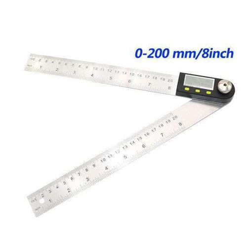 200 mm/300 mm Digital Angle Ruler Stainless Steel Electronic Angle Meter Electronic Protractor Goniometer Digital Angle Gauge