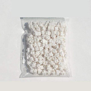 Planet Gates White 200pcs Mini Building Blocks DIY Brick 1x1Dots 200PCS 25Colors Educational Games Toys for Children Compatible with brands blocks
