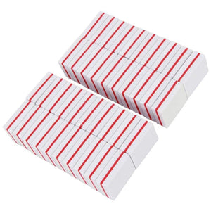 Planet Gates White 200Pcs Sponge Mini Nail Buffer Block Professional Nail File 100/180 Emery Board Sanding Buffing Blocks Manicure Care Tools