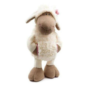 25cm/35cm/50cm/80cm Germany Jolly Flower Sheep Beautiful Plush Toy Doll For Birthday Gift 1pcs