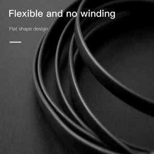 Planet Gates White / 25cm Baseus Flat USB Cable For iPhone XS Max XR X 8 7 6 6s Plus 5 5s se iPad Mini Fast Data Charging Charger Cord Mobile Phone Cable
